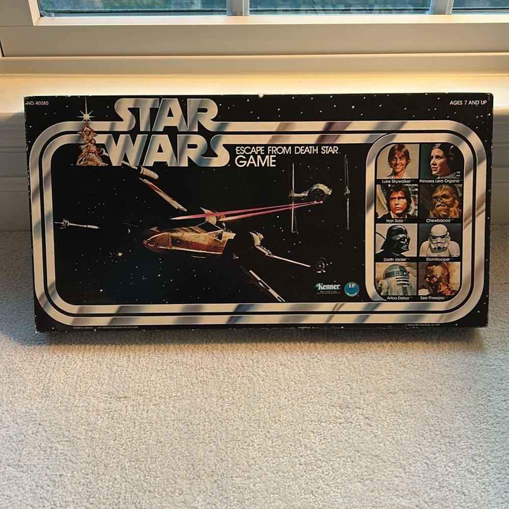 Star Wars Escape From Death Star board game (1977)